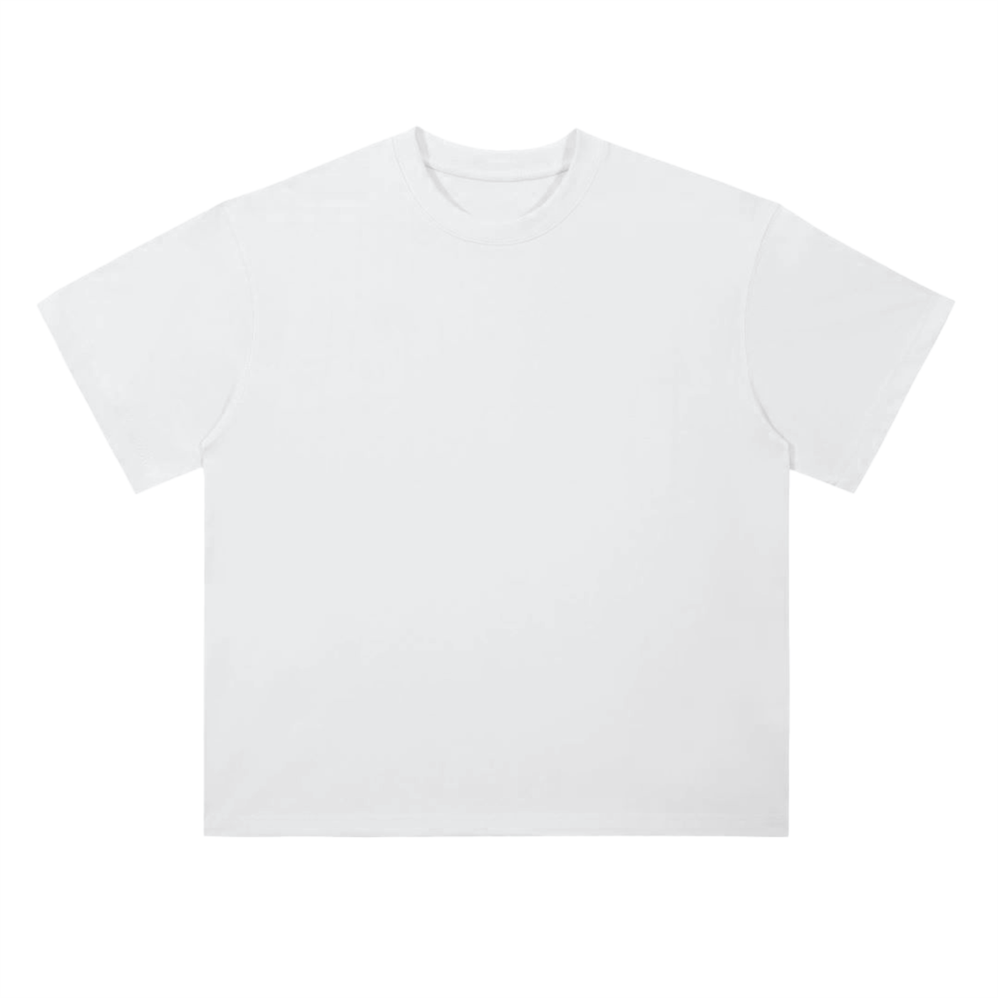 Drop Shoulder Pumpin Iron T-Shirt White
